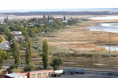 Вид на окраину Приморско-Ахтарска